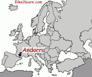 Andorra - map