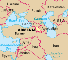 armenia map