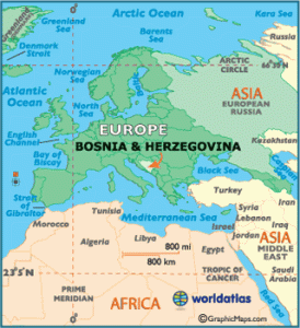 Bosnia map